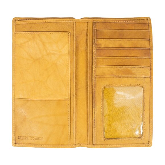 Genuine Leather Checkbook Cover for Unisex - Picture 2 of 8